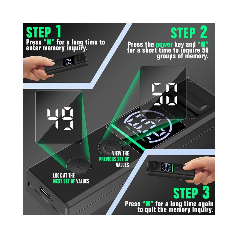 Breathalyzer, Accuracy Breathalyzers For Alcohol, Portable Alcohol Tester With 3-Color Screen Lcd Digital Display 6032469035730