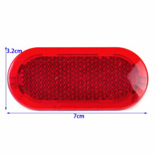 4Pcs Red Interior Door Panel Warning Light Cap Reflector for Beetle Caddy 6Q0947419