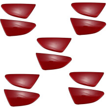 5X Car Styling Plastik ABS Tylne światło Przeciwmgielne Zestaw Paneli Reflektorów dla 2 Demio 2015-2018)