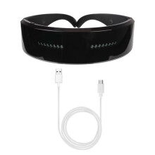 DIY Shining Electronic Futuristic Eyewear Glow the Dark LED Luminous Glasses Prop for Party Bar