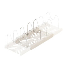 Pot Rack -Expandable Pan ,Pot Lid Holder with 7 Adjustable for Kitchen Cabinet Cookware Baking Frying Rack