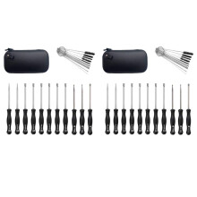 22Pcs Carburetor Adjustment Screwdriver Tool Kit with Carb Cleaning Needles Brushes Fit for Common 2 Cycle Carburator