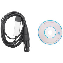 2X DMX512 USB DMX Interface Adapter LED Stage Lighting Controller, USB to DMX Interface Adapter, DMX Controller