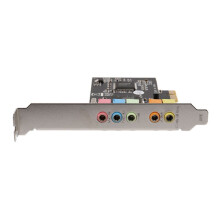 2X PCIe Ljudkort PCI-E X1 CMI8738 Chip 32/64 Bit Ljudkort Stereo 5.1 Channel Desktop Inbyggt Ljudkort för PC