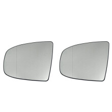 2X Espejo Retrovisor Del Lado Izquierdo Espejo Retrovisor Lateral Calefactado + Ajuste para X5 E70 2007-2013