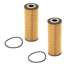 2X 1041800109 Engine Oil Filter Kit for W124 W129 W140 R170 W202