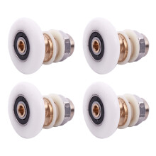4X Shower Sliding Door Roller Runner Wheel 27mm Wheel Diameter