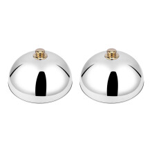 2X Stainless Steel Dome Dish Cover Table Food Cover Food Cover Western Restaurant Cover Teppanyaki Dish Cover