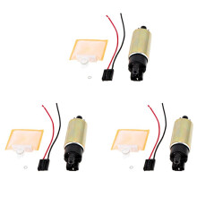 3X 120L/H Högpresterande Bil Elektrisk Bensin Bränslepump och Silinstallationssats för  /  /  /