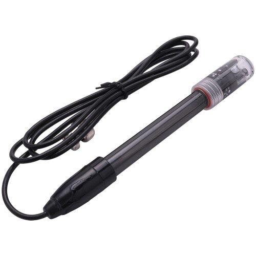 2Pcs Ph-201 Electrodo de Laboratorio Negro Electrodo Sensor Conector Sonda Ph Compuesto Electrodo 1