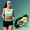 Adjustable USB Rechargeable LED Reflective Running Belt Bag 4*21.5cm 11