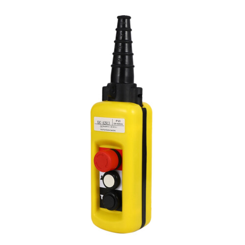 2X Lift Control Pendant XAC-A2913 Waterproof Handheld Pushbutton  with Electric Hoist Handle 1