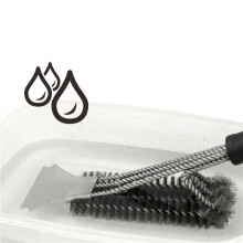 2X Grill Brush and Scraper Bristle Free - Safe BBQ Brush for Grill - Stainless Grill Grate Cleaner