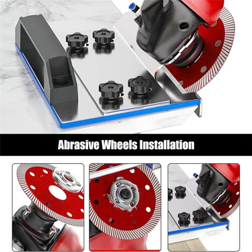 Angle Grinder Stand for Tile 45 Grinder Chamfering Tool,Angle Grinder Tool for 100-Type Angle Cutting Ceramic Stone 1