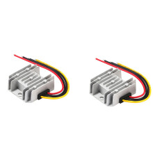 2X - Transverter 12V Step  to 24V 3A 72W Car Power Converter Regulator Waterproof Universal Converter