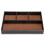 2X 4 Slots Desk Drawer Organizer, Pu Leather Drawer Storage Organizer Divider(Brown) 4