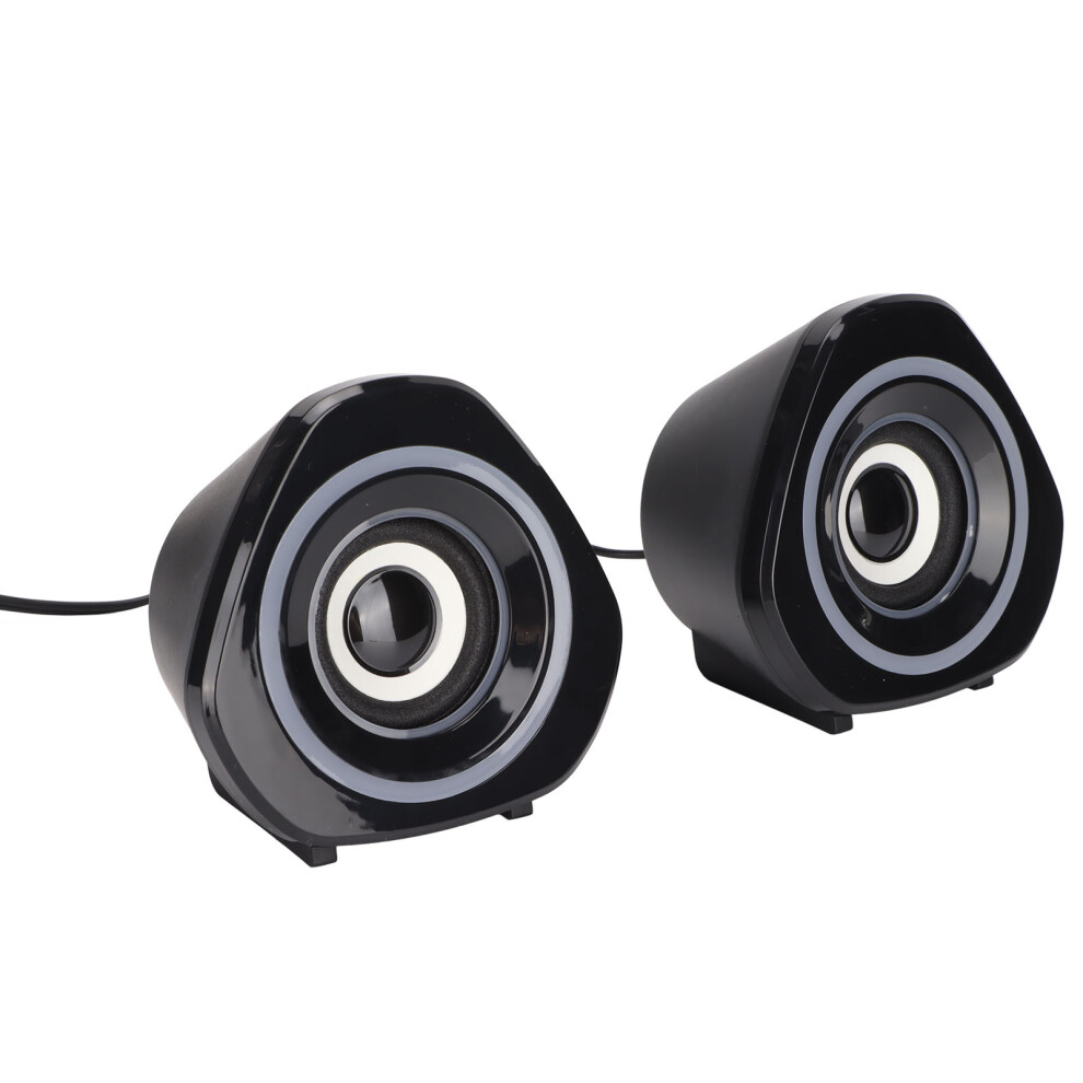 Heavy Subwoofer Usb Desktop Speaker For Ps4/Laptop, 3W, Black/Blue 9451390493568