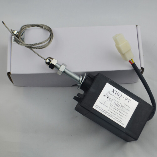 2X Normally Closed  12V Engine Flameout Device Engine Stop Solenoid Valve XHQ-PT Power Off Pull 1
