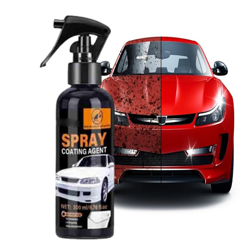Car Ceramic Coating Spray 200Ml, Ultra Hydrophobic Nano Car Coating For Instant Shine And Longlasting Gloss 9092120170306