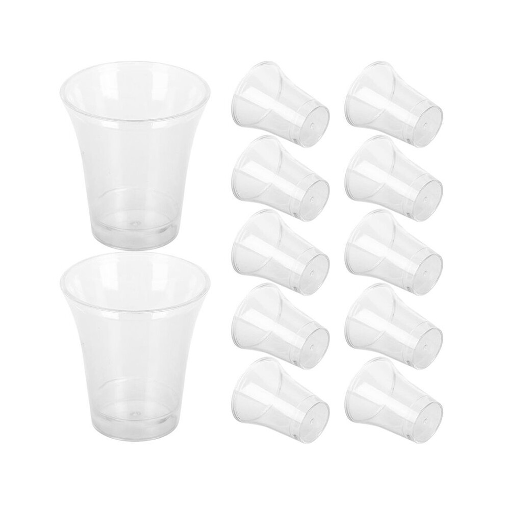 200 Pcs Plastic Communion Cups Clear Disposable Glasses Church Sacrament Supplies For Baptism Tasting Ceremonies Brecantia