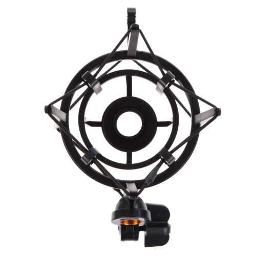 2X Professional Microphone Mic Shock Mount with Shield Articulating  Holder Stand Bracket for Studio Broadcast