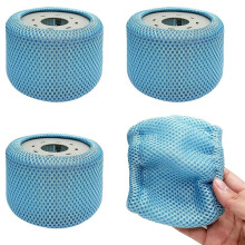 4PCS Protective for Hot Tub Filters, Pool Bubble Spa Accessories, 90-Pleat Strainer Replacement Filters