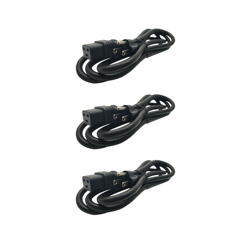 3X Us Nema 5-15P To C19 Ac Power Extension Cable Cord Nema 5-15P To Iec 320 C19 Power Cord(Us Plug,1M) 4713765872190