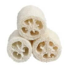 6 Stueck Natuerliche Luffa Bad Koerper Dusche Schwamm Waescher (Gross)