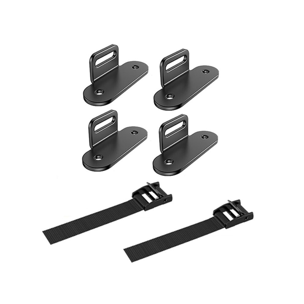 Anti Tip Furniture Anchors (2 Sets),Heavy Duty Furniture Wall Anchor,Adjustable Earthquake Straps,Furniture Anchors Brecantia