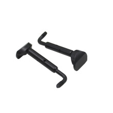 2Pair of 4/4, 3/4 Size Violin Chinrest Chin Rest Clamp Screw Black Color Detachable