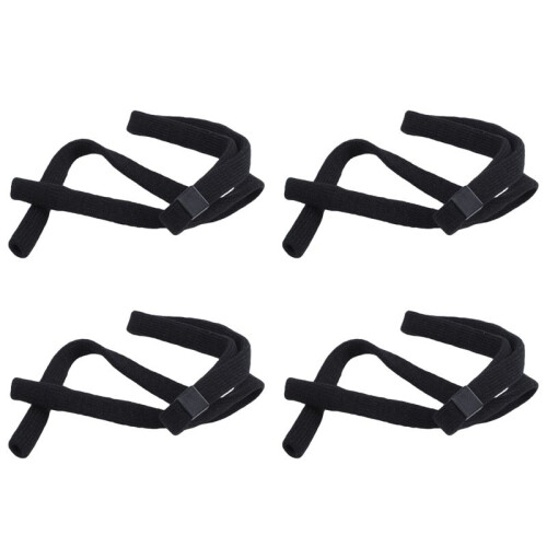4X Ajustable Correa para Gafas Negro