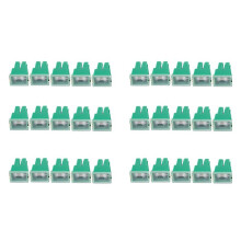 30 X Green 40A Female Plug in Blade Cartridge PAL Fuse for Car