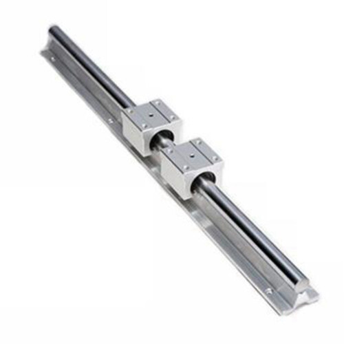 Linear Rails and Bearings,2Pcs Linear Guide Rail 500mm +4Pcs Linear Bearing 12mm Slide Blocks SBR12UU 2