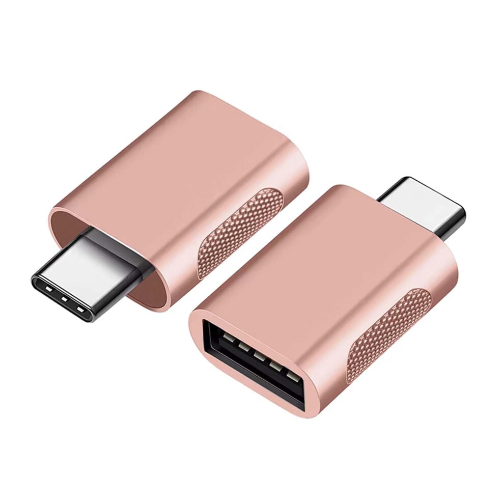 Usb C To Usb 3.1 Otg Adapter 2 Pack 10Gbps Speed Transfer For Ipad Air 2024 Pink 9771547796596
