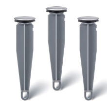 3pcs Stoppers for Moen Drain Components, Bathroom Sink Drain Plunger 4-7/8 Tall, 1-1/4 Cap Dia