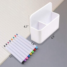 2X Magnetic Dry Erase Holder, Magnetic Holder for Whiteboard, 16 Pieces Magnetic Dry Erase Markers