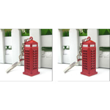 2X Vintage Telefonzelle Britischen Miniatur London Auto Schluesselanhaenger Schluesselanhaenger Diecast Keychain Geschenk fuer Frauen Maedchen