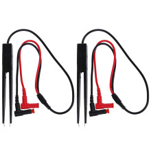 2X SMD Chip Test Clip Meter Sonde Multimeter Pinzette Kondensator-Widerstand