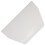 4pcs 19 cm x 12.5cm Flat White Plastic Cake Decorator Dough Pastry Scraper Tool 5