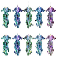 Jellyfish Decor, 10 Pcs Jellyfish Lanterns Hanging Jelly Fish Decoration for Party Under the Sea Party Decorations