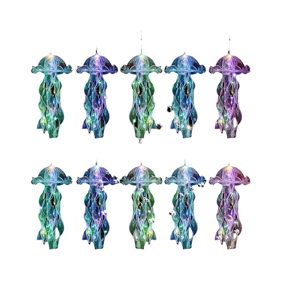 Jellyfish Decor, 10 Pcs Jellyfish Lanterns Hanging Jelly Fish Decoration For Party Under The Sea Party Decorations Light 4711324483221