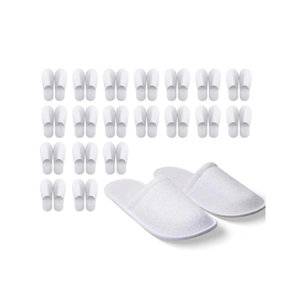 Brecantia Disposable Slippers 20 Pairs Of Enclosed Bathroom Slippers Suitable For Home Guest Reception Shoes Cheap Spa