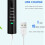 2X Ultrasonic Sonic Electric Toothbrush Charging Tooth Brushes ,Black 5