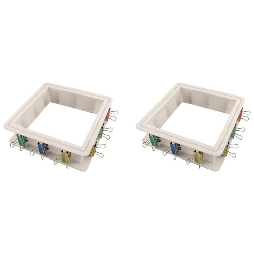 2X Adjustable Mold Housing Kit for Silicone Molds Making,Reusable Housing Frame