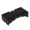 10 Pezzi Nero Plastica 2 x 3.7V 18650 Batterie 4 Pin Custodia per Batteria 3