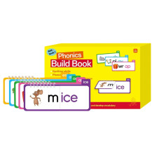 Word Family Book and Sight Words Flash Cards for Kids, Build Phonics Skills, Durable Learning Set