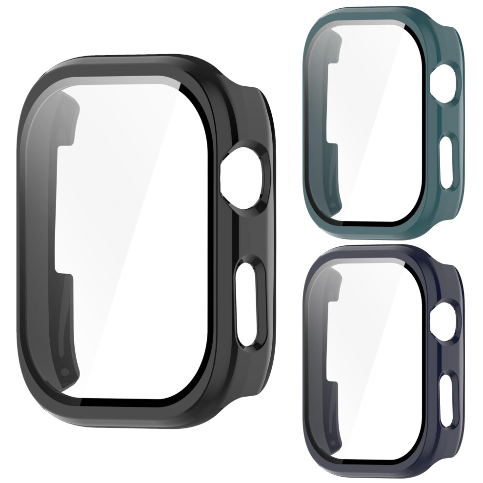 Screen Protector And Case For Huawei Watch D2, 3 Pack 2 In 1 Full Coverage Ultrathin Hd Tempered Glass Bumper (Mix Colours1) 9073542686965