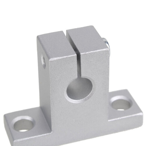2X Horizontal 8mm Dia Linear Motion  Bearing Slide Bushing 200mm Linear Shaft Optical Axis with Rod Rail Support Set 2
