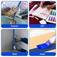 8 Rolls of Painter'S Tape, 0.11 Inch,0.27 Inch Wide Thin Painter'S Tape and Painter'S Tape for Painting,Edging