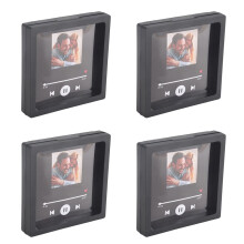 4X Music Fridge Sticker,Album Fridge Magnet Music Movement Can Songs and Can'T Adjust Volume A